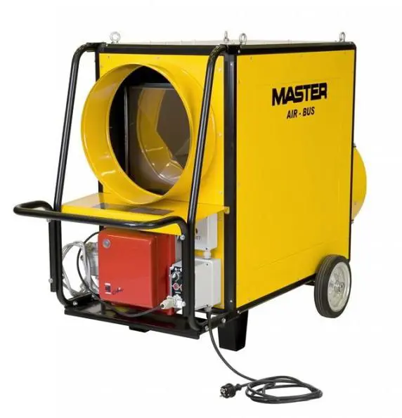 Indirect oil fired air heater, 80kW, 230V